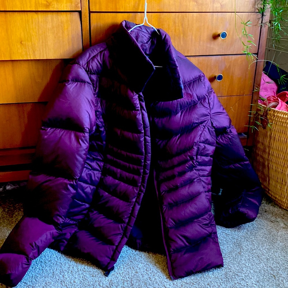 Purple North Face Puffer